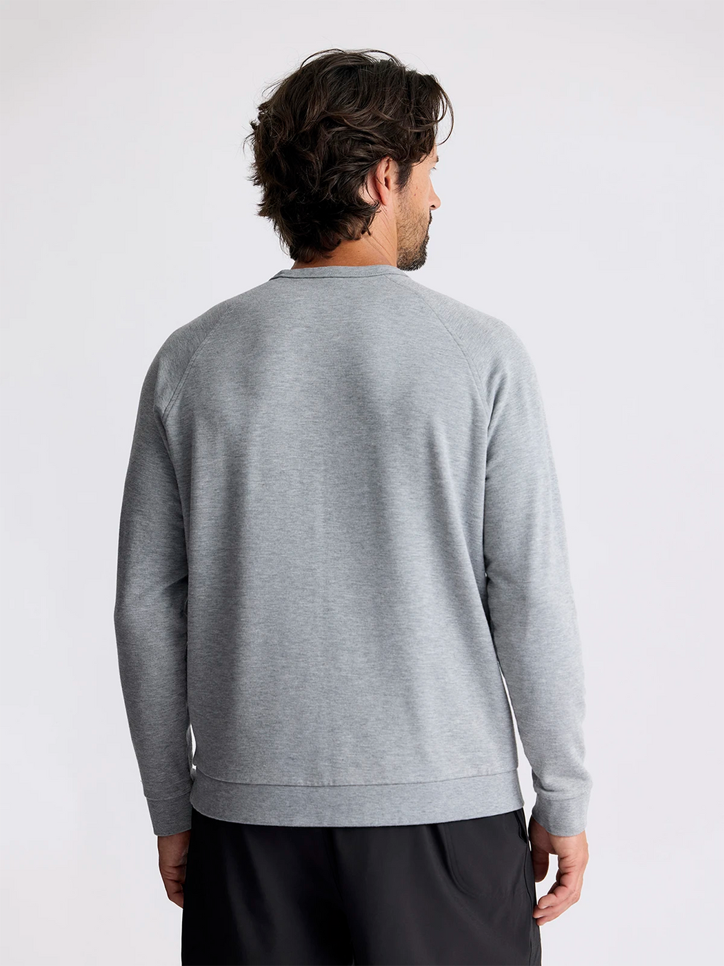 M's Bamboo Lightweight Fleece Crew