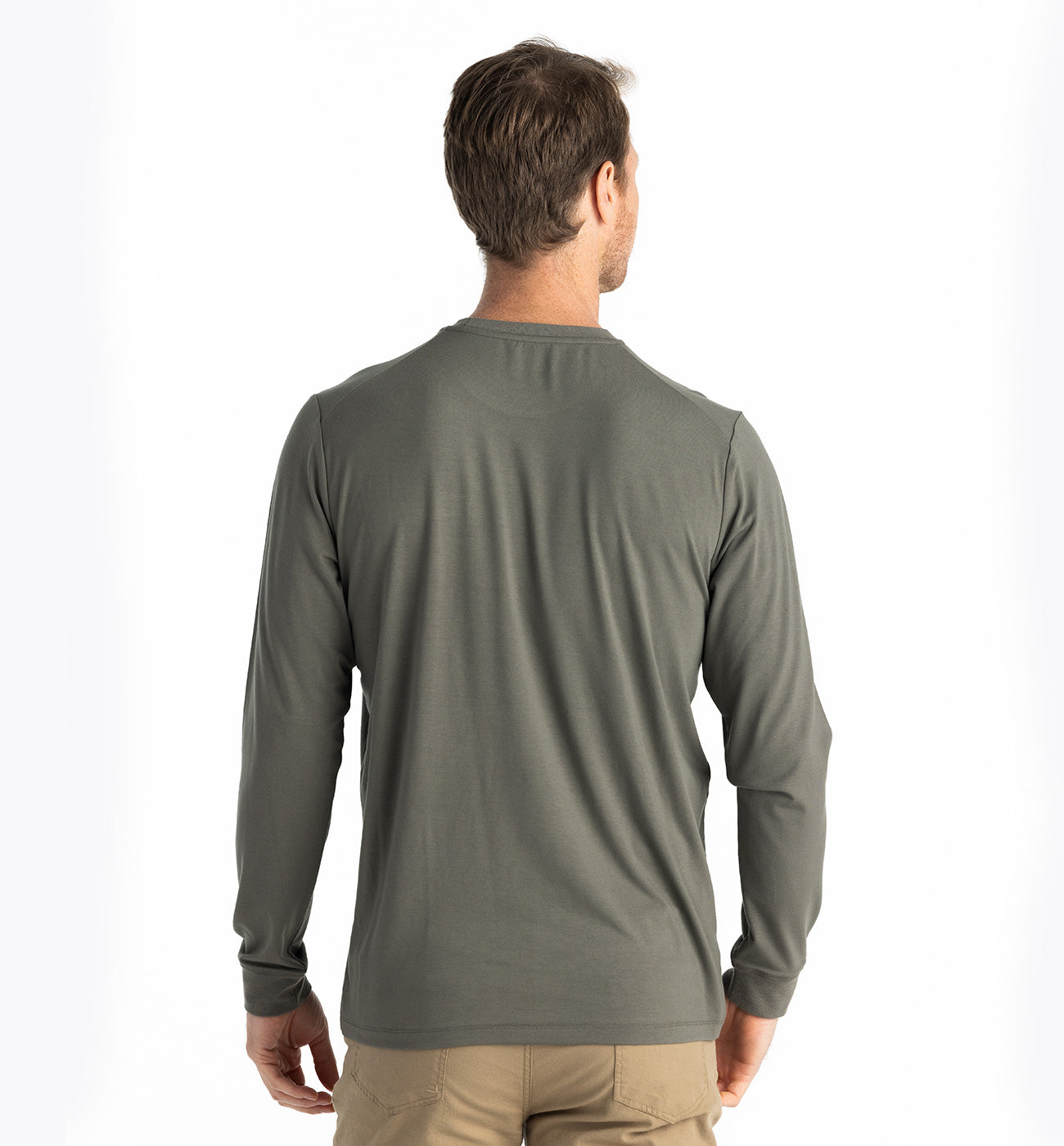 M's Bamboo Flex Long Sleeve Pocket Tee