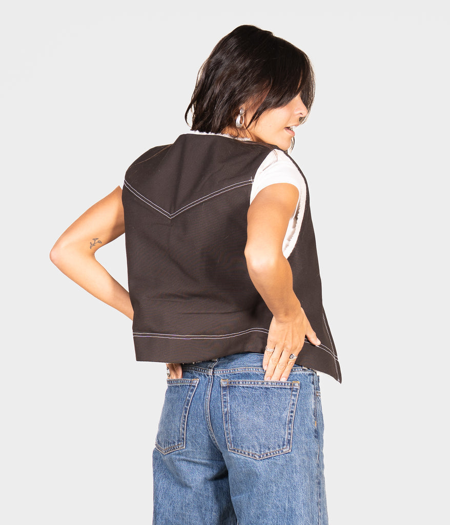 W's Folsom Denim Vest