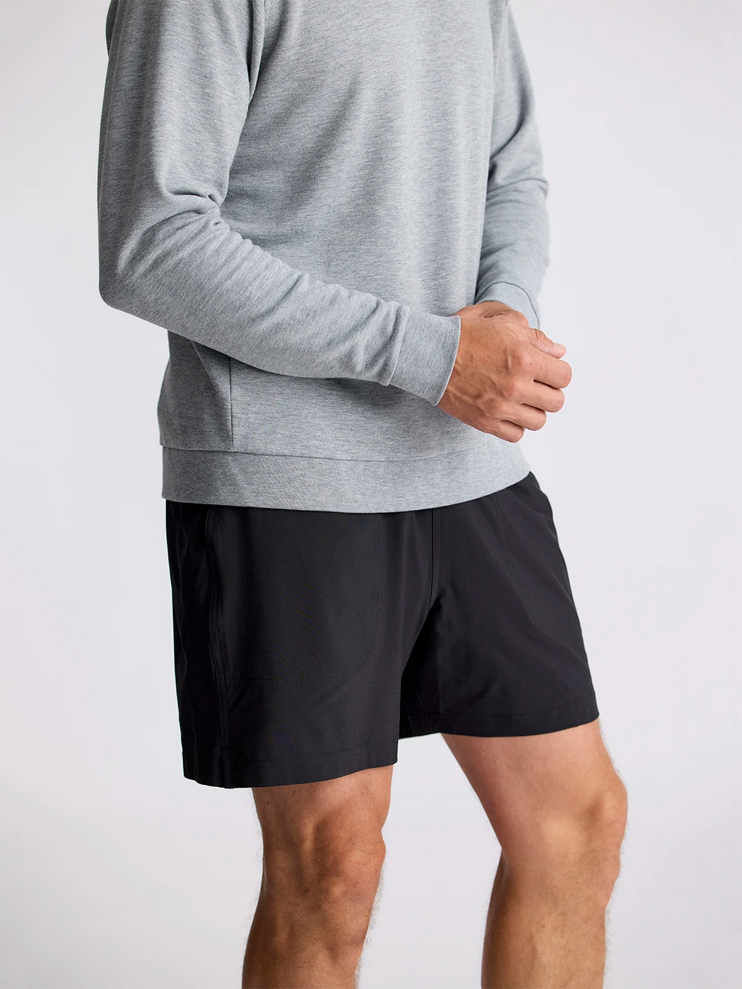 M's Bamboo Lightweight Fleece Crew