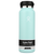 40oz wide mouth insulated water bottle with flex cap and product label, front view