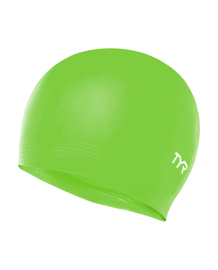 TYR Latex Swim Cap Fluorescent Green