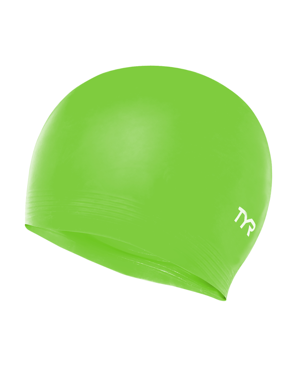 TYR Latex Swim Cap Fluorescent Green
