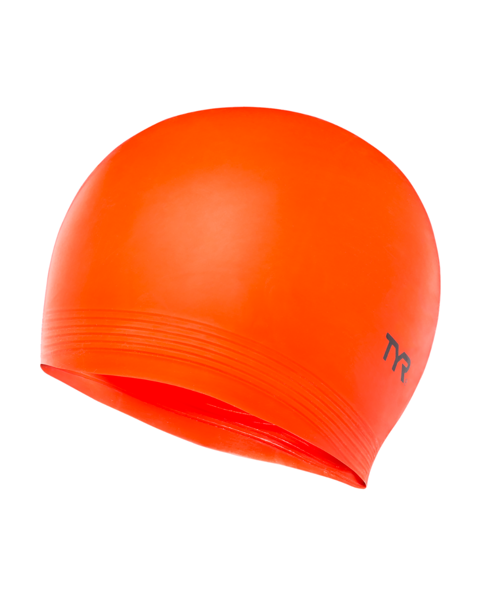 TYR Latex Swim Cap Orange