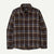 Patagonia Ms Fjord Flannel Shirt Crossing: Den Brown