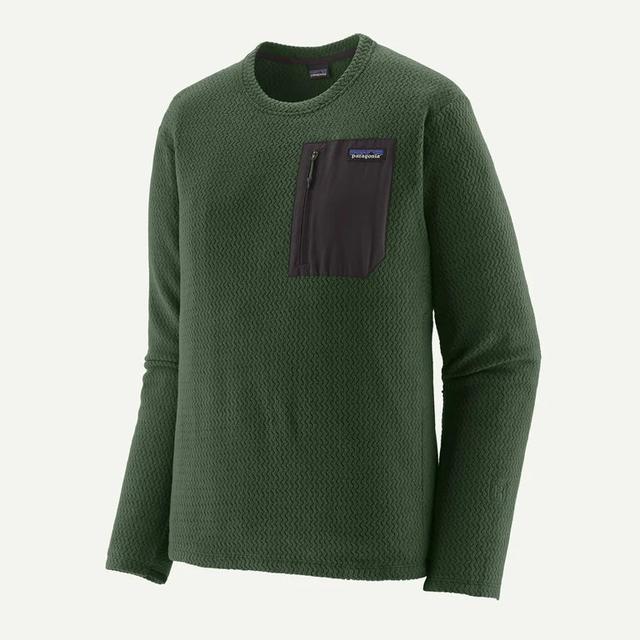 Patagonia Ms R1 Air Crew Treeline Green
