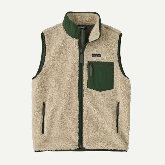 Patagonia Ms Classic Retro-X Vest Dark Natural w/Treeline Green