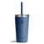 Hydroflask 20oz All Around Tumbler w/ Clear Straw Lid Harbor Blue