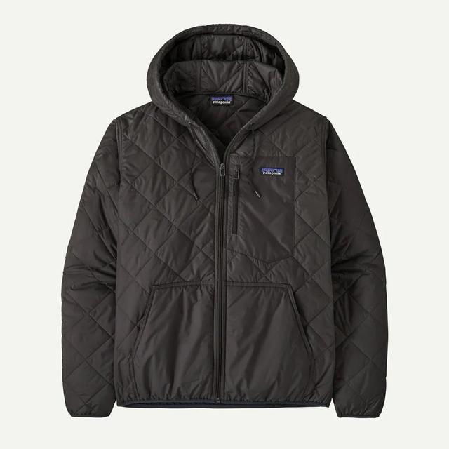 Patagonia Ms Diamond Quilted Bomber Hoody Black w/Black