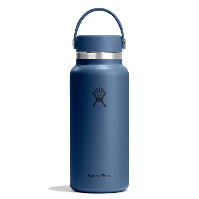 Hydroflask 32oz Wide Mouth Bottle w/ Flex Cap Harbor Blue