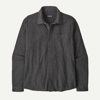 Patagonia Ms Stretch Fjord Flannel Shirt Whole Knit: Forge Grey