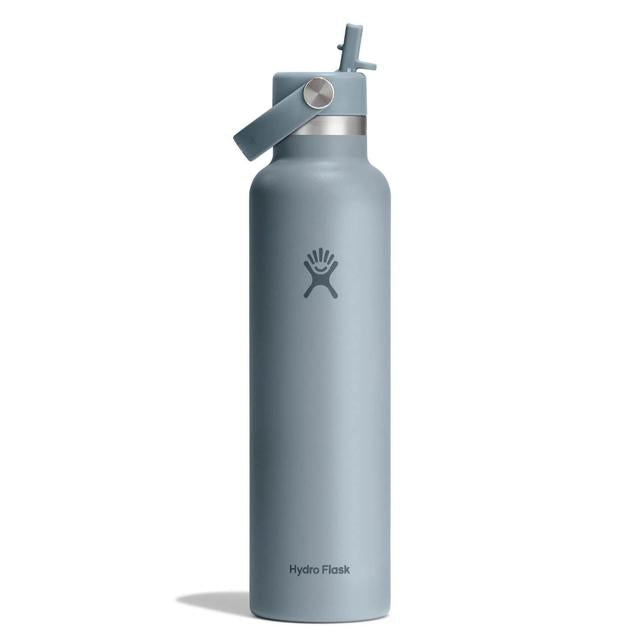 Hydroflask 24oz Standard Bottle w/ Flex Straw Cap Shale Gray