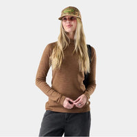 Smartwool Ws Thermal Merino Rib Turtleneck MOCHA HEATHER