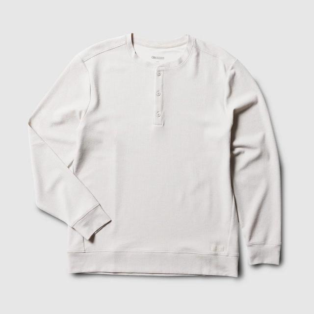 Outdoor Research Ms Eclipse Waffle Long Sleeve Henley Oyster