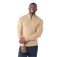 Smartwool Ms Sparwood 1/2 Zip Sweater Toasted Coconut Heather