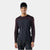 Smartwool Ms Classic Thermal Merino Base Layer Colorblock Crew MINK-CHARCOAL