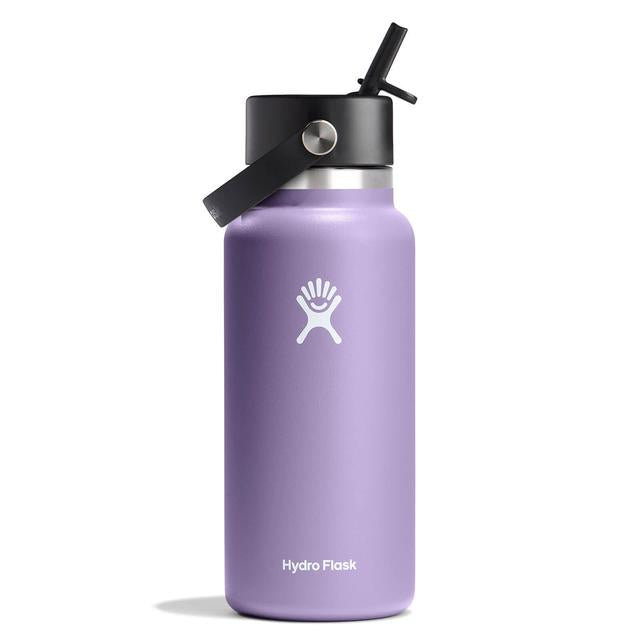 Hydroflask 32oz Wide Mouth w/ Flex Straw Cap Moonshadow