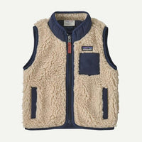 Patagonia Baby Retro-X Vest Dark Natural w/New Navy