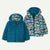 Patagonia Baby Reversible Down Sweater Hoody Blubby: Glacial Blue