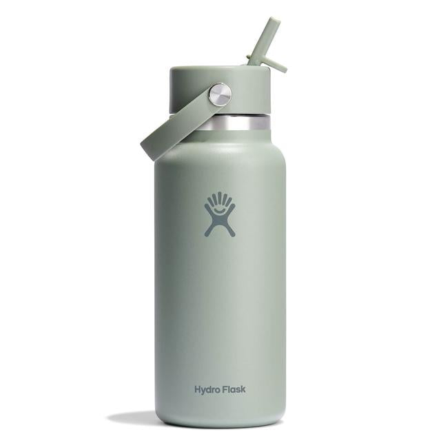 Hydroflask 32oz Wide Mouth w/ Flex Straw Cap Agave/Agave