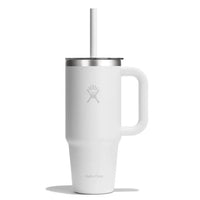 The Outfitter 24oz Travel Tumbler with Clear Lid White