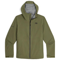 Outdoor Research Ms Stratoburst Stretch Rain Jacket Ranger Green