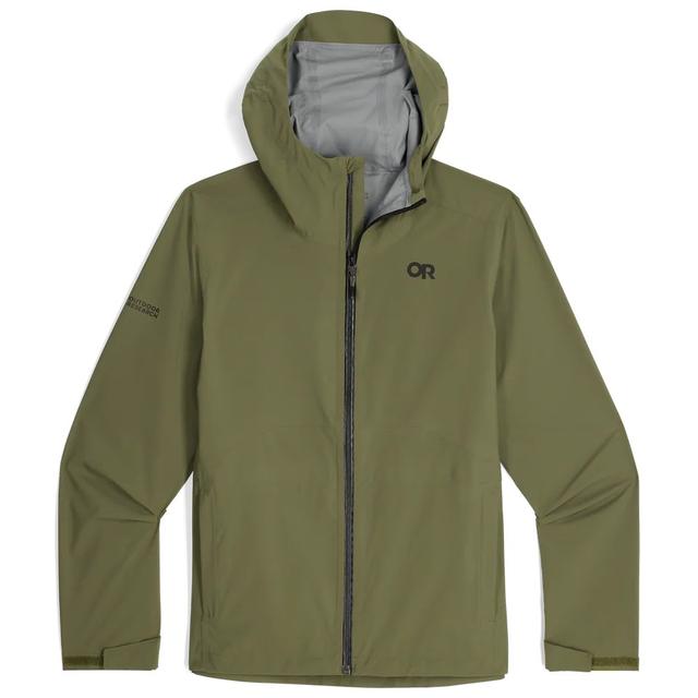 Outdoor Research Ms Stratoburst Stretch Rain Jacket Ranger Green