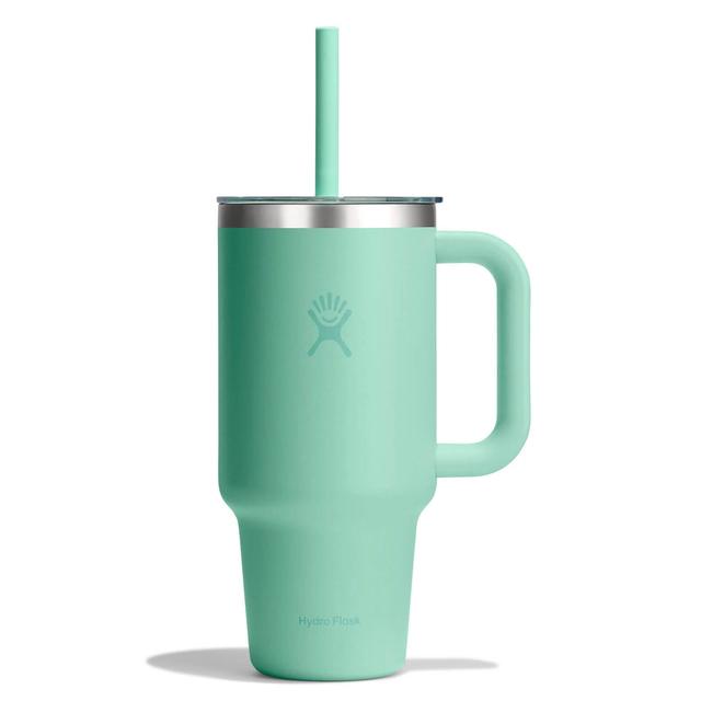 Hydroflask 32oz Travel Tumbler w/ Clear Lid Mermaid Green