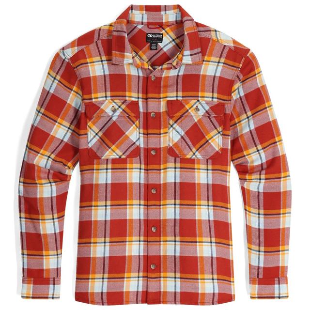 Outdoor Research Ms Feedback Flannel Twill Shirt Jupiter Plaid