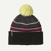 Patagonia Ks Powder Town Beanie Mountain Minded Geo: Smolder Blue
