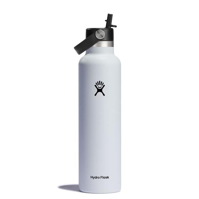 Hydroflask 24oz Standard Mouth Bottle w/ Flex Cap White