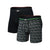 SAXX Ms Vibe Xtra Soft Comfort Boxer Brief Fly 2PK Back Nine/Black