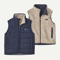 Patagonia Ks Reversible Ready Freddy Vest New Navy