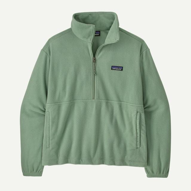 Patagonia Ws Micro D 1/2 Zip Fleece P/O EGR / L