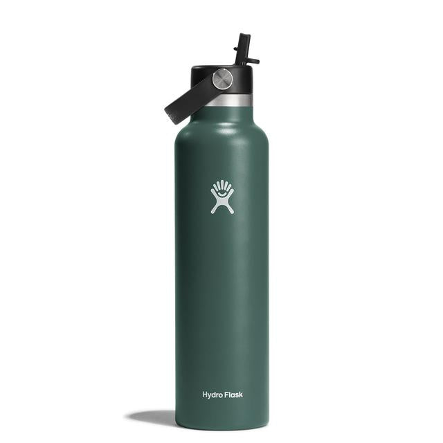 Hydroflask 24oz Standard Bottle w/ Flex Straw Cap Fir