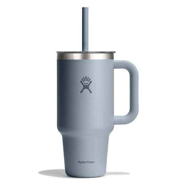 Hydroflask 32oz Travel Tumbler w/ Clear Lid Shale Gray