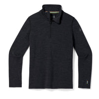 Smartwool Kids Classic Thermal Merino Base Layer 1/4 Zip CHARCOA HEATHER / L