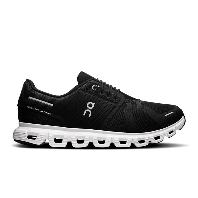 ON Running Ws Cloud 6 Wide Black/White