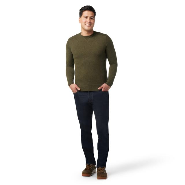 Smartwool Ms Sparwood Crew Sweater Northwoods Heather-Winter Moss Heather