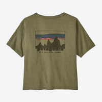 Patagonia Ws 73 Skyline Easy Cut Responsibili-Tee BUGR