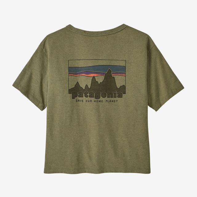 Patagonia Ws 73 Skyline Easy Cut Responsibili-Tee BUGR