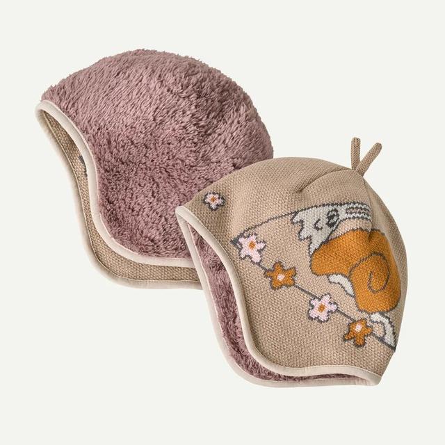 Patagonia Baby Reversible Beanie Natures Pace Knit: Dark Natural