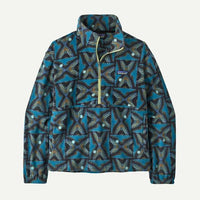 Patagonia Ws Micro D 1/2 Zip Fleece P/O Deep Freeze: Black