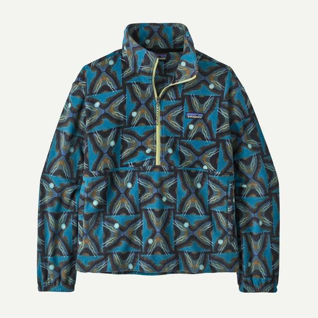 Patagonia Ws Micro D 1/2 Zip Fleece P/O Deep Freeze: Black