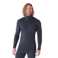 Smartwool Ms Classic Thermal Merino Base Layer 1/4 Zip Charcoal Heather