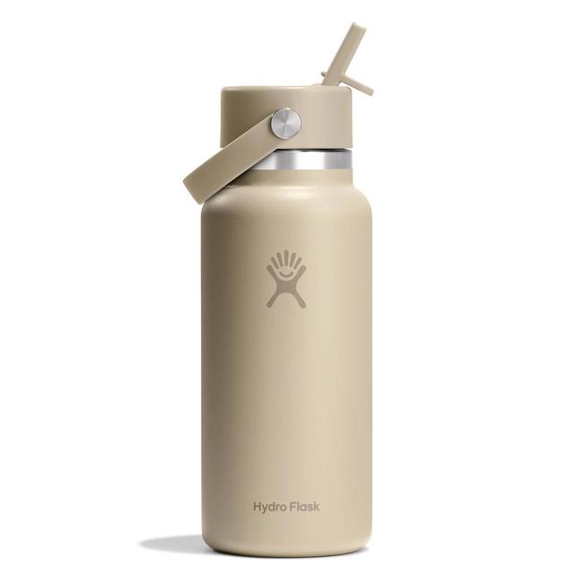 Hydroflask 32oz Wide Mouth w/ Flex Straw Cap Oat