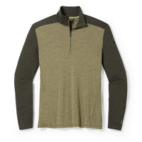 Smartwool Ms Classic Thermal Merino Base Layer 1/4 Zip North Woods Heather