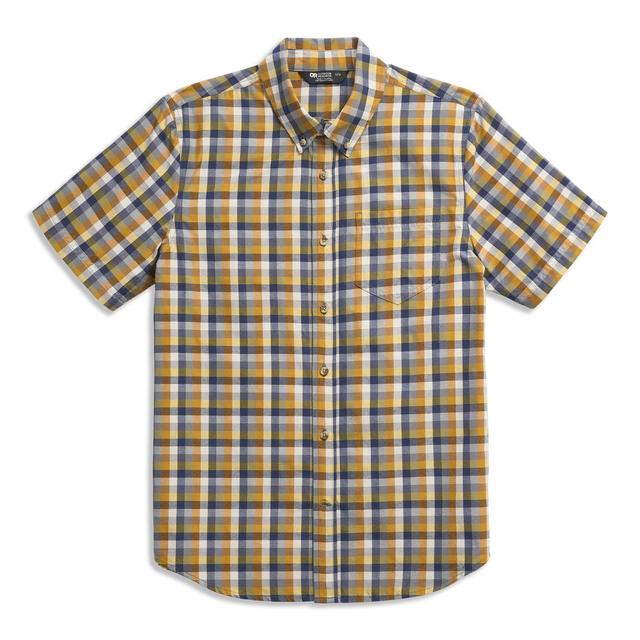 Outdoor Research Ms  Rooftop Short Sleeve Shirt Sedona Plaid