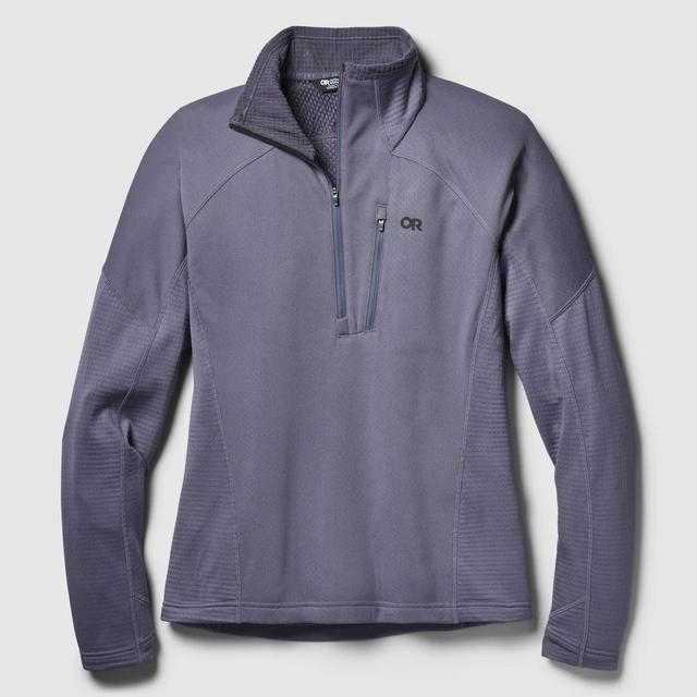 Outdoor Research Ws Deviator Fleece Half Zip Smoky Quartz