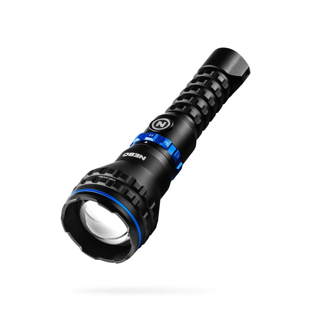 luxtreme nebo flashlight NEBO MZ60 Luxtreme Blueline Rechargeable Flashlight